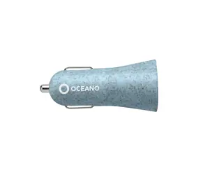 SBS Oceano Autoadapter 1x USB hellblau / 2,4 A / 12 W 