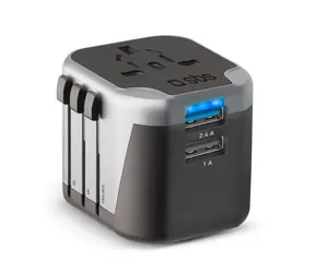SBS Universal-Reiseadapter 12 W schwarz / im Angebot