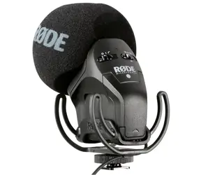 Rode SVM Pro Rycote / Kompaktmikrofon für Kameras und DSLRs / Rycote-Aufhängung / Betrieb mit 9V-Batterie 