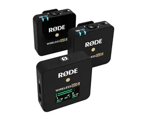 Rode Wireless GO II / Duales kabelloses Mikrofonsystem / 2 Sender und 1 Empfänger