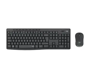 Logitech MK295 Slim Combo Graphite / Kabelloses Tastatur- und Maus-Set / CZ/SK-Layout / USB-Nano-Empfänger