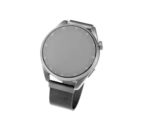 FIXED Mesh-Armband Edelstahl-Mesh-Armband mit einer Breite von 20 mm für eine schwarze Smartwatch