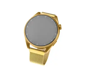 FIXED Mesh-Armband Edelstahl-Mesh-Armband mit einer Breite von 22 mm für eine goldene Smartwatch