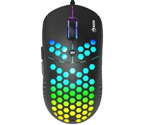 Marvo M399 schwarz / optische Gaming-Maus / 6400 DPI / RGB / USB / 1,5 m