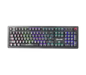 Marvo KG917 (US) schwarz / mechanische Tastatur / USB / RGB / US-Layout / Jixian Blue / 1,6 m