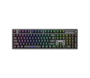 Marvo KG954 (US) schwarz / mechanische Tastatur / USB / RGB / US-Layout / Jixian Blue / 1,6 m