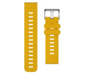 Aligator Silikonarmband 20 mm gelb