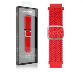 Aligator Textilarmband 20mm rot