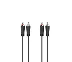 HAMA Audiokabel 2 Cinch - 2 Cinch 5 m Stereo