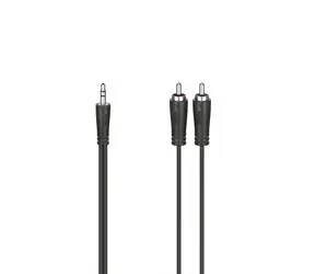 HAMA Essential Line Audiokabel Klinke 3,5mm - 2x Cinch 3 m