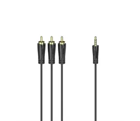 HAMA Essential Line AV-Kabel Klinke 3,5 mm - 3 Cinch 1,5 m 