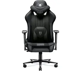 Diablo X-Player 2.0 King schwarz-schwarz / Gaming-Stuhl / verstellbar / Stoff / rollende Räder / Tragkraft 180 kg