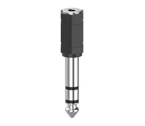 HAMA Reduzierbuchse 3,5 mm auf 6,3 mm Stecker / Stereo