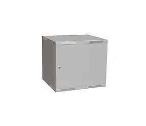Solarix Wandfaltschrank SENSA LITE 9U 450mm - Blechtür / RAL 7035