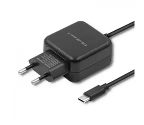 Qoltec 50197 Ladegerät schwarz / 12W / 5V / 2,4A / USB Typ C