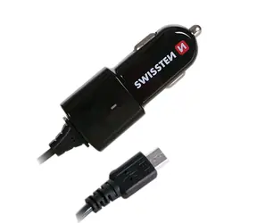 Swissten CL Autoladegerät microUSB 1A schwarz