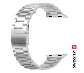 Swissten Metallarmband für Apple Watch 38/40/41 mm silber