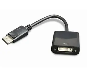 Gembird A-DPM-DVIF-002 DisplayPort (M) auf DVI(F) schwarz / 0,1 m