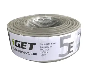 iGet Installationskabel CAT5e UTP PVC 100m Rolle