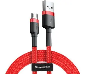 Baseus CAMKLF-C09 Kabel USB-A auf microUSB rot / 2 m