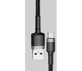 Baseus CAMKLF-CG1 Kabel USB-A auf microUSB schwarz / 2 m
