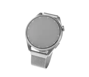 FIXED Mesh-Armband Edelstahl-Mesh-Armband mit einer Breite von 22 mm für eine silberne Smartwatch