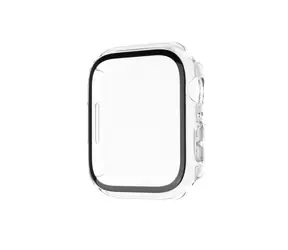 FIXED Pure Schutzhülle mit gehärtetem Glas für Apple Watch 41 mm klar