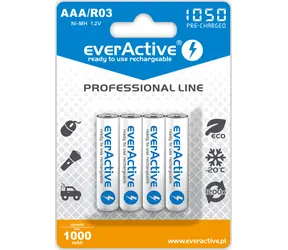 EverActive Professional Line Akku AAA (R03) 1050 mAh 4 Stück / Ni-MH