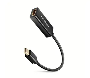 Axagon RVDM-HI14N miniDP - HDMI-Adapter MF schwarz / 15 cm / 4K/30Hz