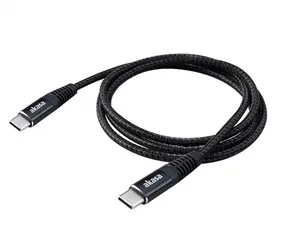 Akasa AK-CBUB54-10BK Kabel schwarz / USB-C-Kabel / 100W /1m