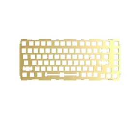 Glorious GMMK Pro 75 % Schalterplatte ANSI - Messing / Messing-Schalterplatte / für Tastatur GMMK Pro 75 % Barebone