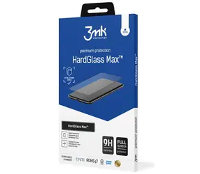 3mk HardGlass MAX gehärtetes Glas für POCO M4 Pro 5G schwarz