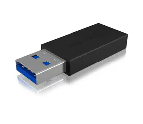 Icy Box IB-CB015 Adapter USB-3.1 Typ A - USB-C schwarz