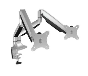 Icy Box IB-MS504-T Tischhalterung für zwei Monitore bis 32" / VESA-Standards 75x75 & 100x100 / Tragkraft: 2x 9kg