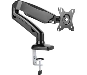 Icy Box IB-MS303-T Tischhalterung für Monitore bis 27 Zoll / VESA-Standards 75x75 & 100x100 / Tragfähigkeit: 6,5 kg