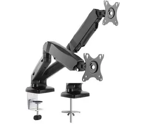 Icy Box IB-MS304-T Tischhalterung für zwei Monitore bis 27" / VESA-Standards 75x75 & 100x100 / Belastbarkeit: 6,5kg