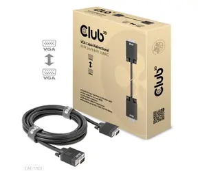 Club3D CAC-1703 Kabel VGA M/M 3M schwarz / FHD 