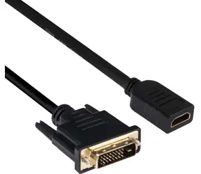 Club3D CAC-1211 Kabel DVI-D auf HDMI 1,4 M/F schwarz 2m / bidirektional