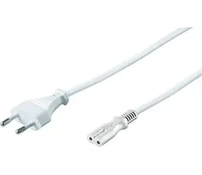 MicroConnect Netzkabel EU C - C7 1,5m weiß