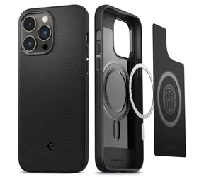 Spigen Mag Armor Hülle für Apple iPhone 14 Pro Max mattschwarz