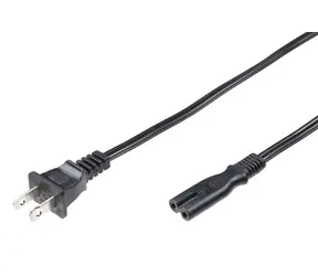 MicroConnect Netzkabel US Typ B - C7 1,8m schwarz / amerikanischer Anschluss