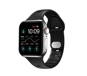 Nomad Sport Slim Armband für Apple Watch 7 (41 & 40 & 38 mm) SM schwarz