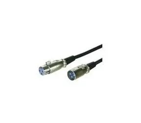 MicroConnect XLR-Kabel XLR (M) - XLR (F) 1m schwarz