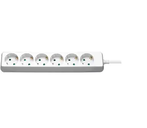 MicroConnect Verlängerungskabel 6 Steckdosen 1,5m weiß