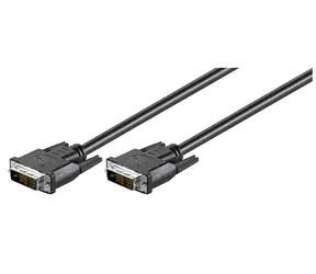MicroConnect Kabel DVI-D (18+1) Single Link Full HD 2m schwarz