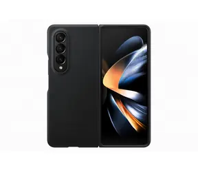 Samsung Leather Cover Lederhülle für Samsung Galaxy Z Fold4 schwarz