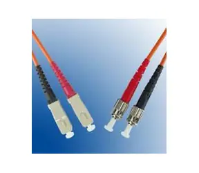 MicroConnect Cable ST/SC Multimode Duplex OM1 2m orange
