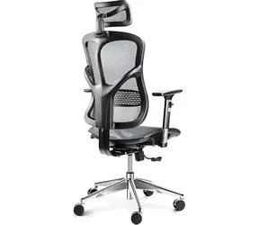 Diablo V-Basic schwarz-grau / ergonomischer Stuhl / verstellbar / Netz / rollende Räder / Tragkraft 150 kg