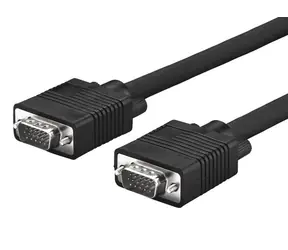 MicroConnect Kabel Full HD SVGA HD15 5m schwarz / Full HD (1920x1080) @ 60Hz