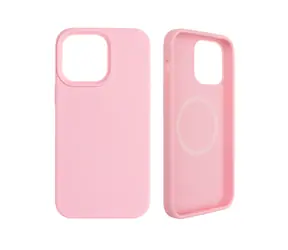 FIXED MagFlow Backcover mit MagSafe-Unterstützung für Apple iPhone 14 Pro Max rosa